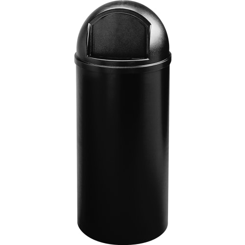 Rubbermaid Marshal Récipient classique de 15 gallons, noir
